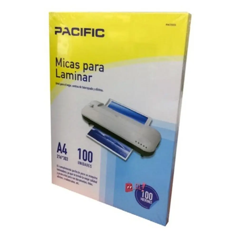 100 Laminas Micas Termolaminadora A4 100 Micrones  - Ps 1