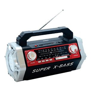 Parlante Bluetooth 10w Portátil Super X-bass Rojo - Ps