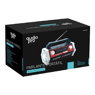 Parlante Bluetooth 10w Portátil Super X-bass Rojo - Ps