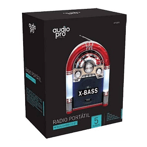 Radio Rockola Retro Bluetooth Portátil 5w - Ps