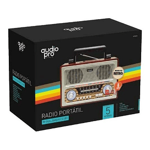 Radio Retro Bluetooth Portátil 5w - Ps