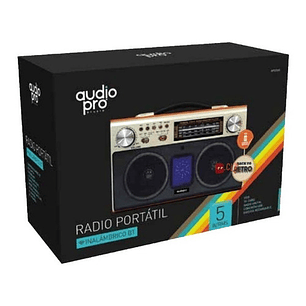 Radio Back To Retro Bluetooth 5w Portátil - Ps