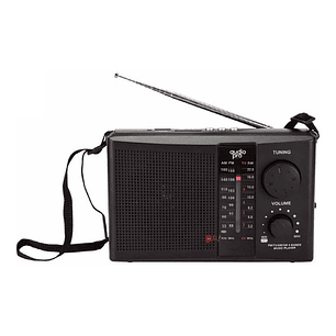 Radio Portátil Am/fm Estilo Retro Recargable - Ps