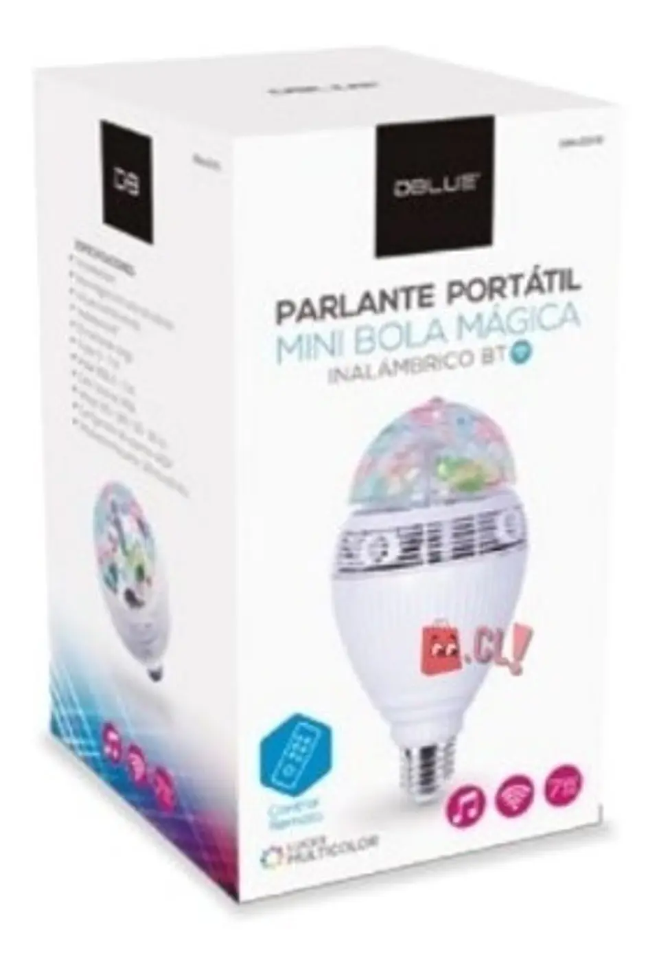 Ampolleta Fiesta Parlante Bluetooth Y Control Remoto - Ps 3