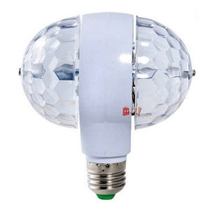 Luz Ampolleta Fiesta Giratoria Doble Color Rgb - Ps