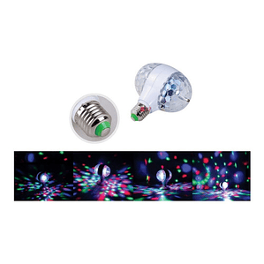 Luz Ampolleta Fiesta Giratoria Doble Color Rgb - Ps