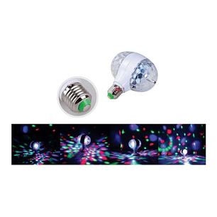 Luz Ampolleta Fiesta Giratoria Doble Color Rgb - Ps