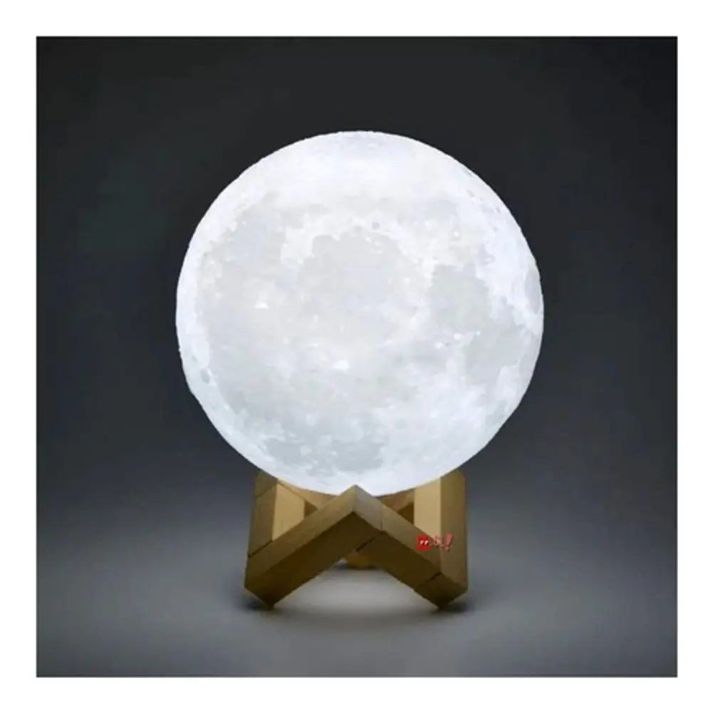 Lámpara Luna Relieve Con 7 Colores Recargable - Ps 4