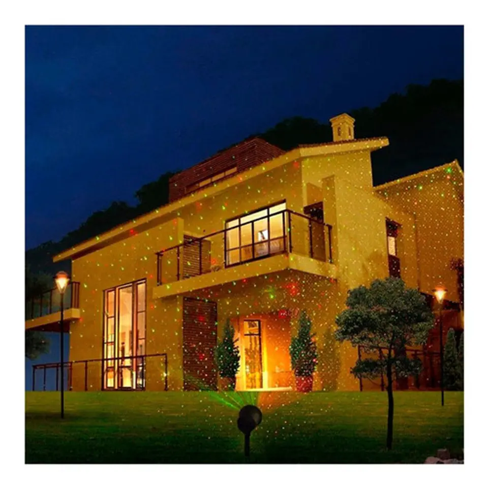 Luz Laser Led Decorativa Exterior E Interior - Ps 3