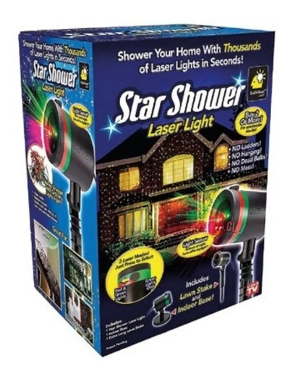 Luz Laser Led Decorativa Exterior E Interior - Ps 4