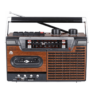 Radio Retro Cassette Con Bluetooth 20w Back To Retro - Ps