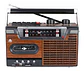 Radio Retro Cassette Con Bluetooth 20w Back To Retro - Ps - Miniatura 1