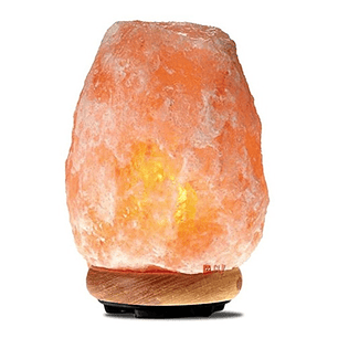 Lámpara Piedra De Sal Del Himalaya Con Base - Ps