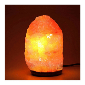 Lámpara Piedra De Sal Del Himalaya Con Base - Ps