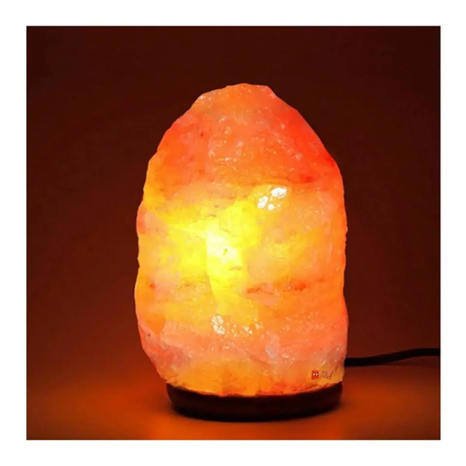 Lámpara Piedra De Sal Del Himalaya Con Base - Ps 2