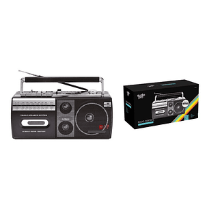 Radio Retro Cassette Y Bluetooth X-bass 20w - Ps