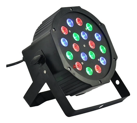 Foco Par 18 Led Luz Disco Rgb Dmx - Ps