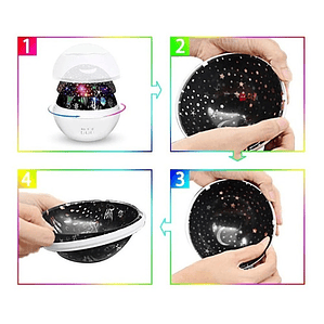 Lámpara Espanta Cuco Estrellas Y Animales Marinos - Ps