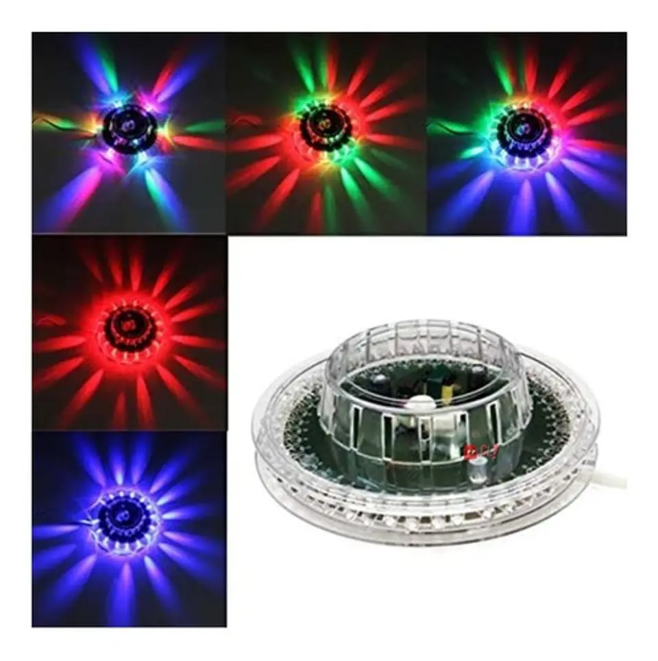 Luz Led Ufo Para Fiestas Multicolor - Ps 2