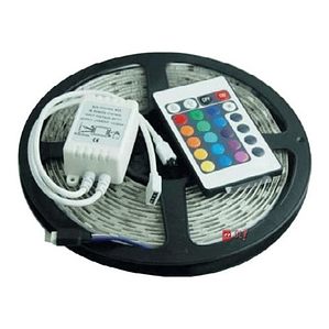 Tira De 300 Led 5mts 3528 Rgb Con Control - Ps