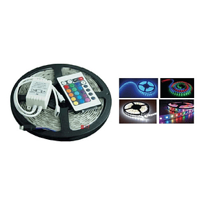 Tira De 300 Led 5mts 3528 Rgb Con Control - Ps