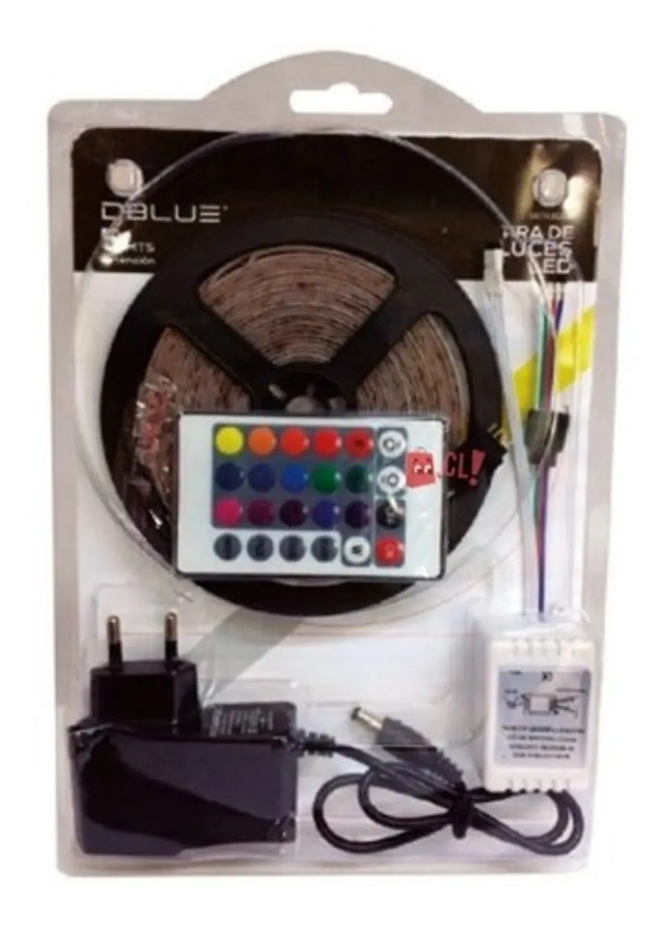 Tira De 300 Led 5mts 3528 Rgb Con Control - Ps 3