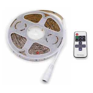 Tira Led De 5mts 2835 Color Blanco Con Control - Ps