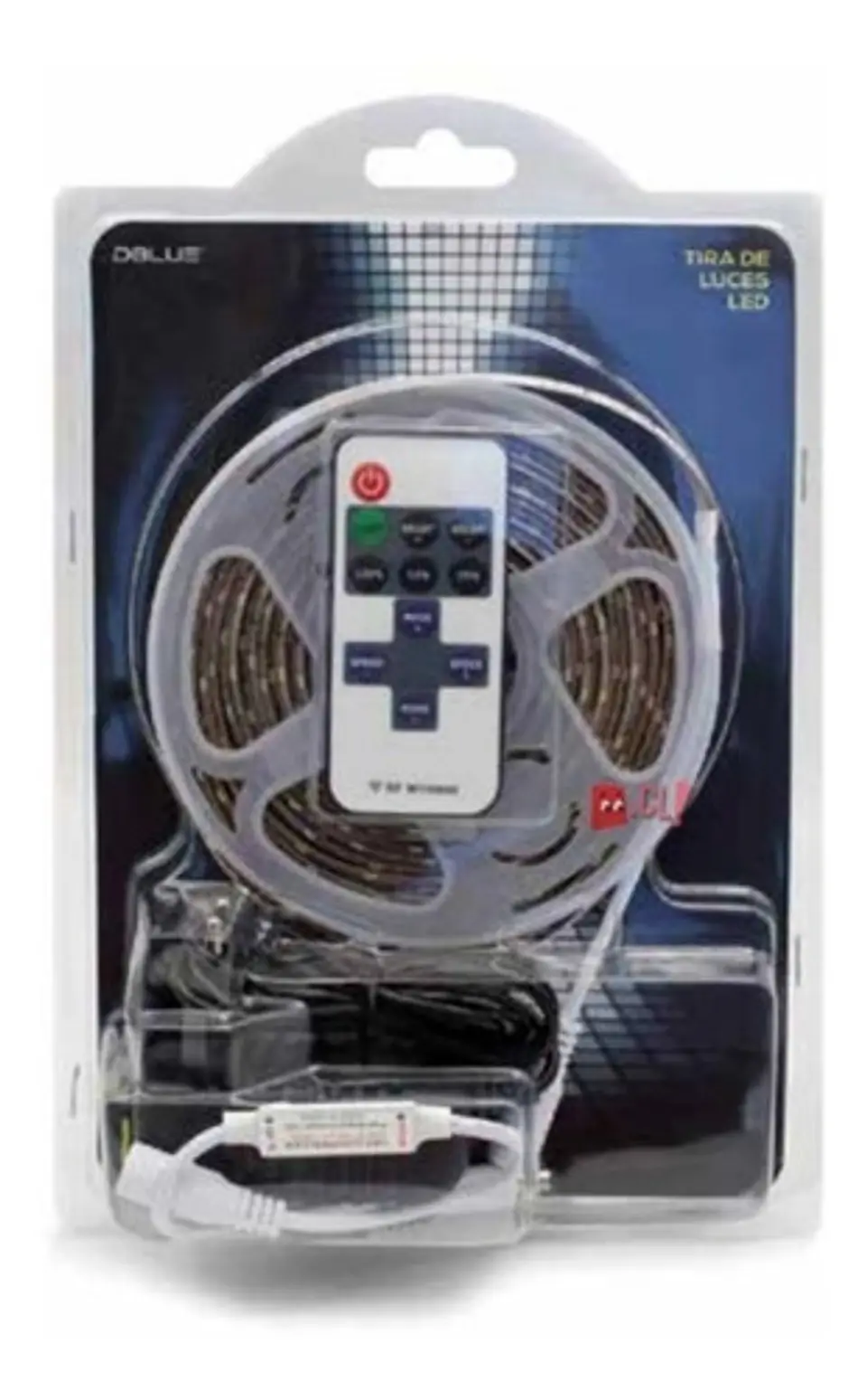 Tira Led De 5mts 2835 Color Blanco Con Control - Ps 4