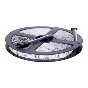 Tira Led De 5mts Rgb 5050 Impermeable Con Control - Ps