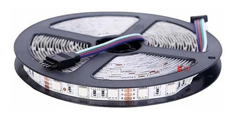 Tira Led De 5mts Rgb 5050 Impermeable Con Control - Ps