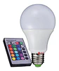 Ampolleta Led Rgb Conector E27 Con Control Remoto - Ps - Miniatura 1