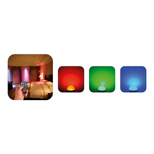 Ampolleta Led Rgb Conector E27 Con Control Remoto - Ps