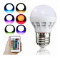Ampolleta Led 3w Rgb Conector E27 Con Control Remoto - Ps - Miniatura 2