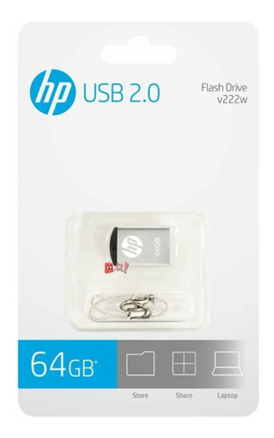 Pendrive Hp Nano De 64gb Metálico - Ps 4