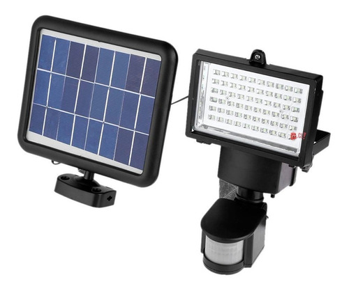 Foco Solar Con Sensor De Movimiento 60 Led - Ps - Miniatura 1