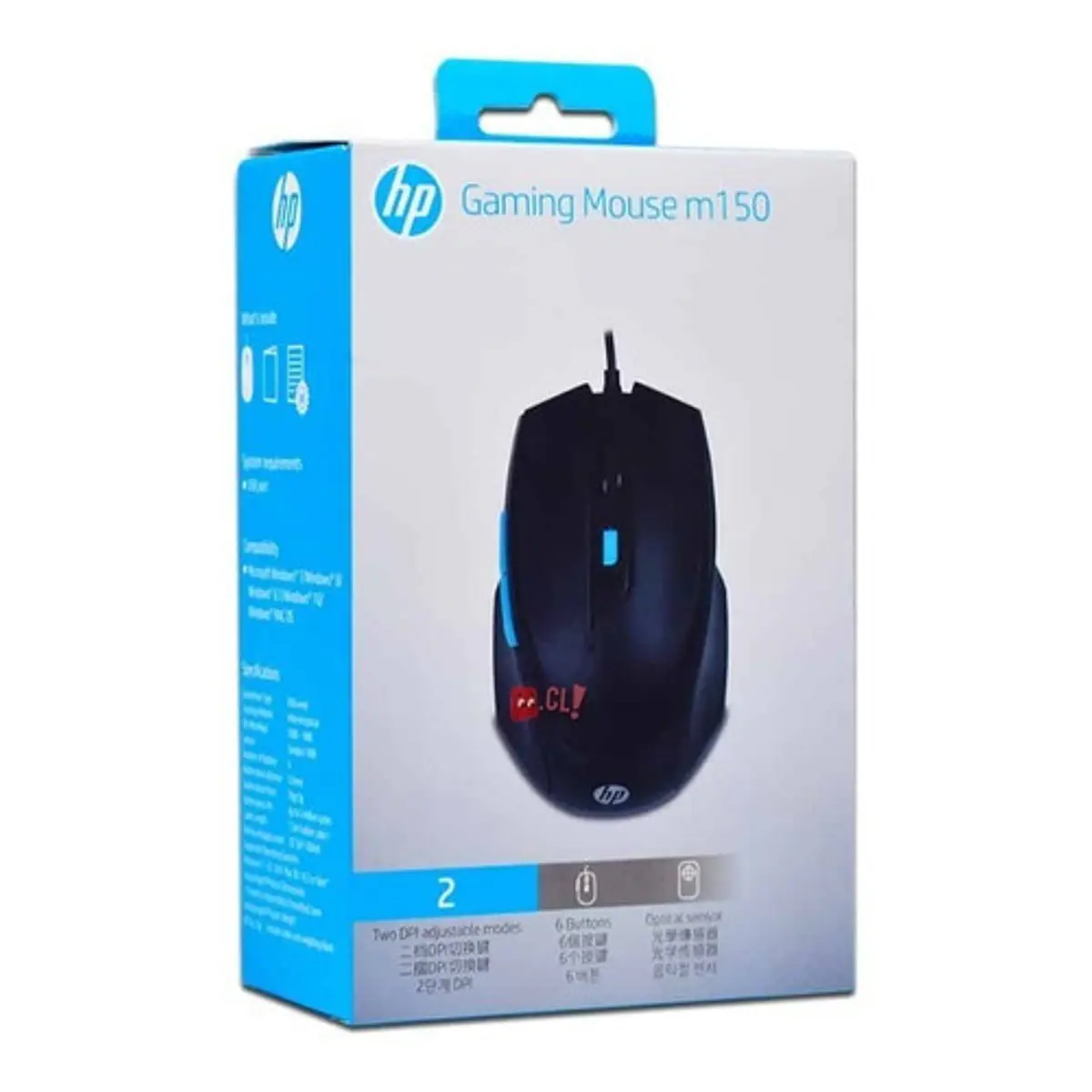 Mouse Gamer Hp M150 Negro Óptico - Ps
