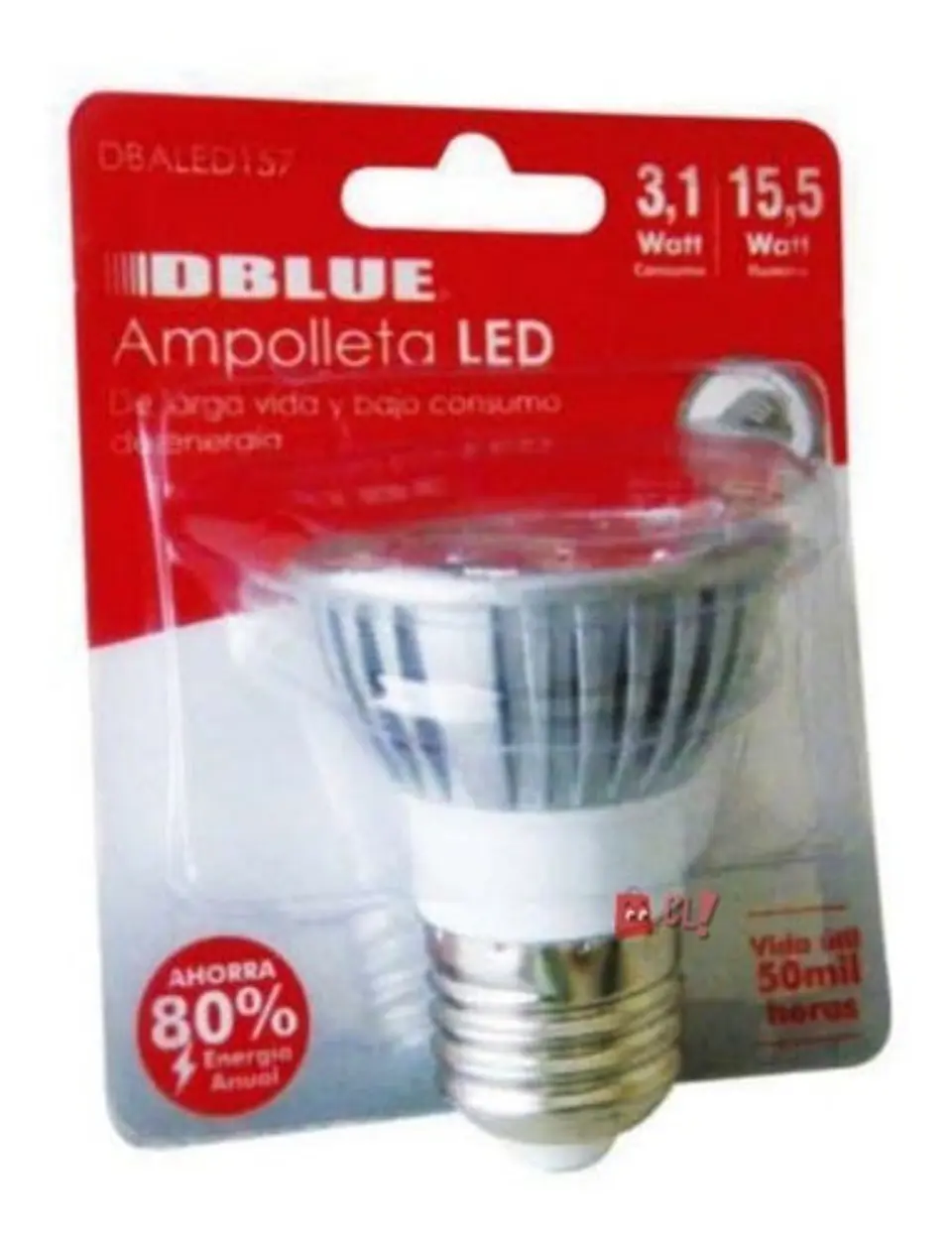 Ampolleta Led 3,1w Conector E27 - Ps 3