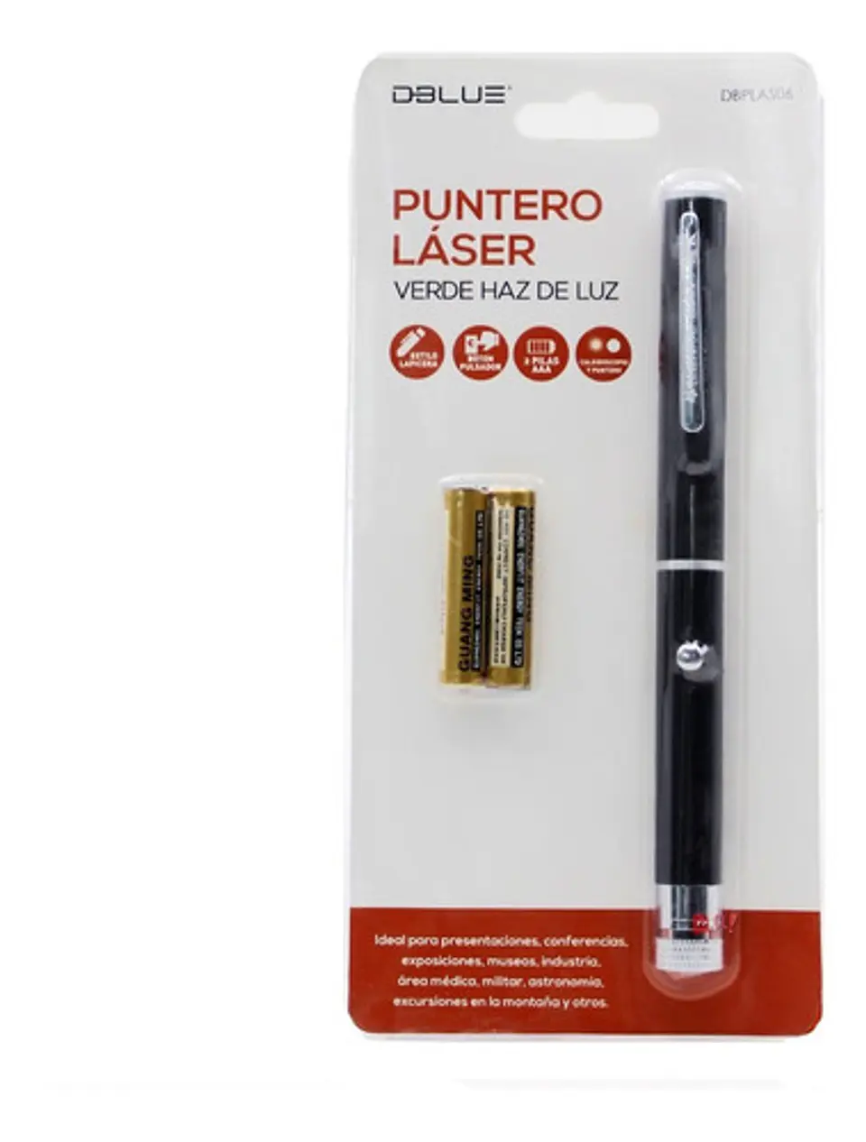 Puntero Laser Estilo Lapicera Verde Con Pilas - Ps 2