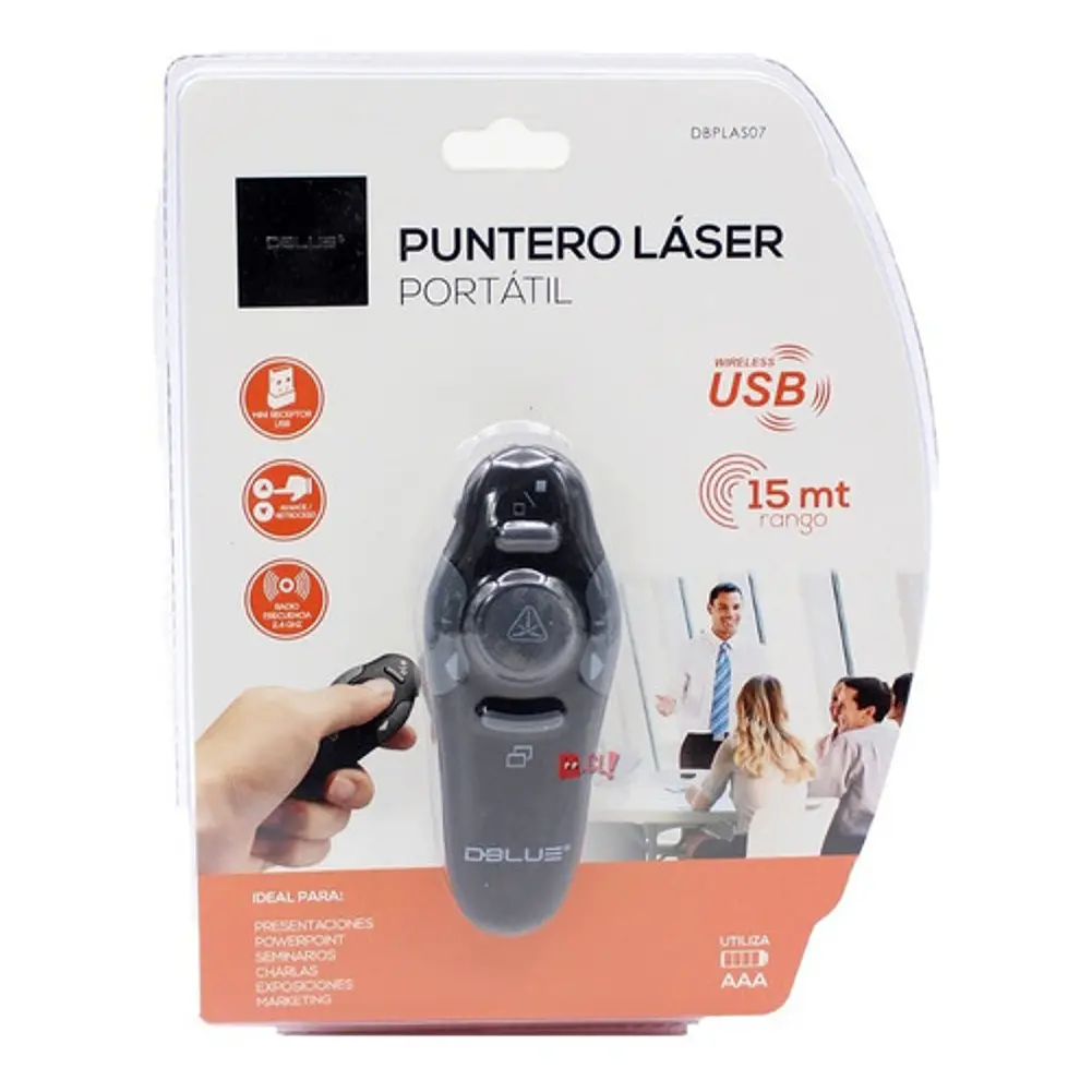 Control Para Presentaciones Usb Con Laser 15mts - Ps 2