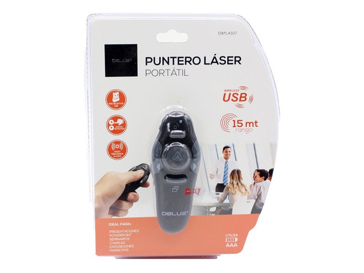 Control Para Presentaciones Usb Con Laser 15mts - Ps 2