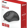 Mouse Óptico Usb Compacto 3 Botones Ziva Trust - Ps 3