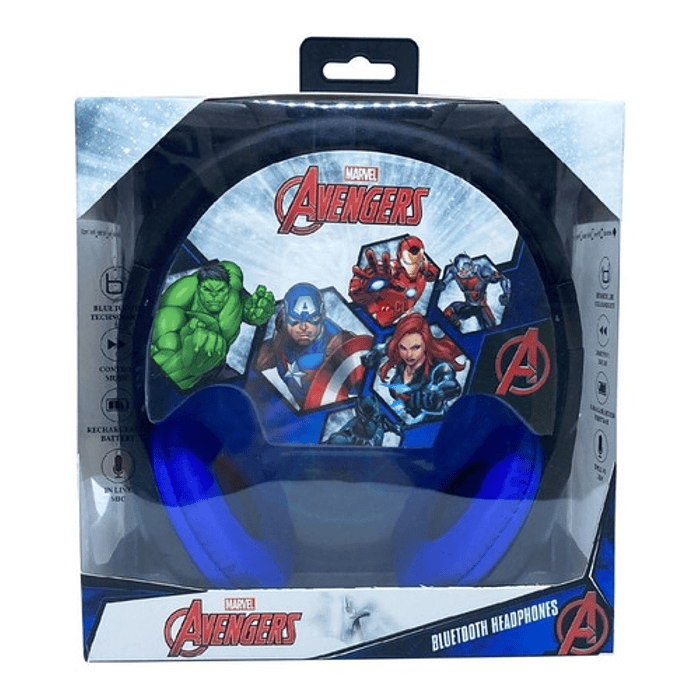 Audífonos Bluetooth Capitán América Marvel - Ps 4