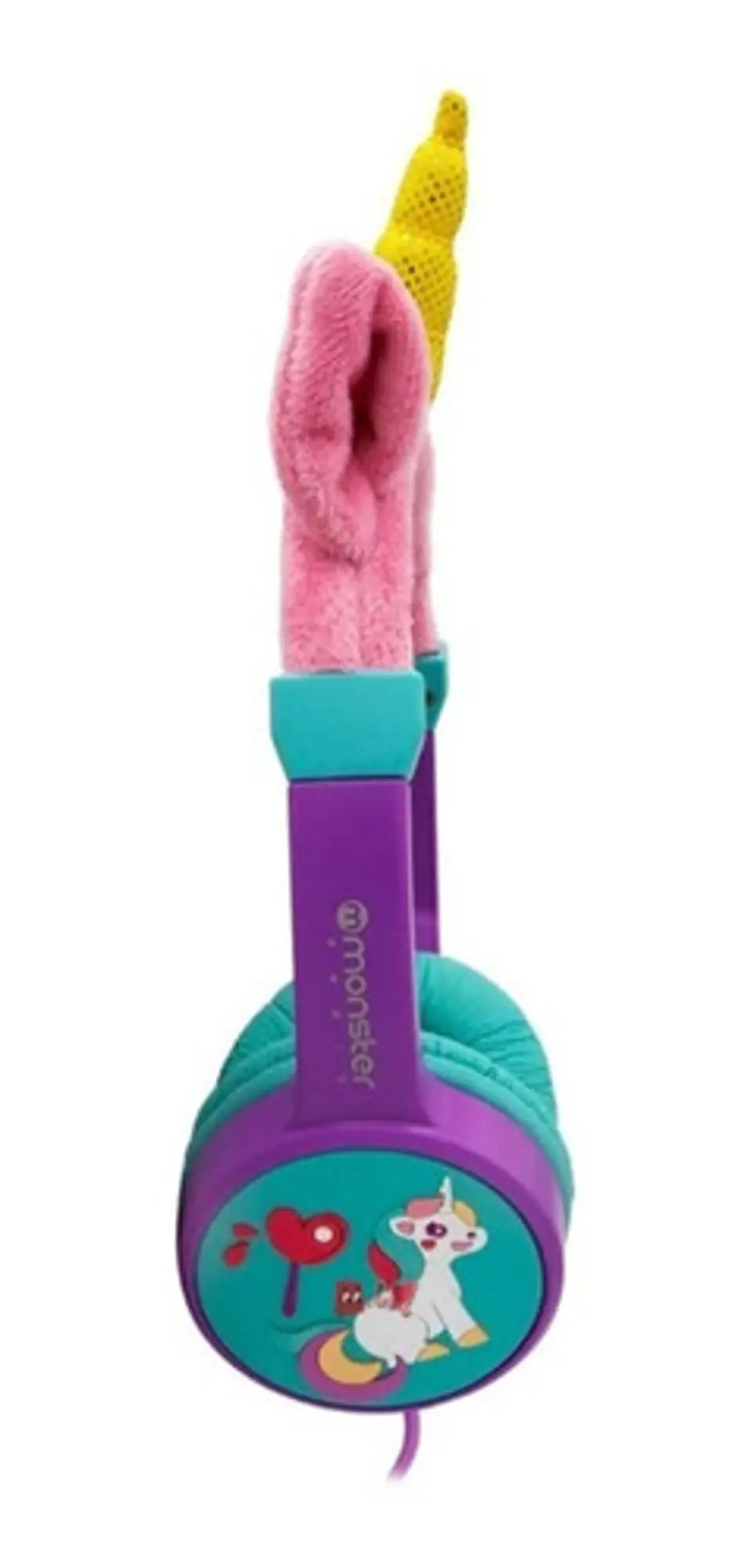 Audífonos Diseño Unicornio Color Púrpura Monster - Ps 3