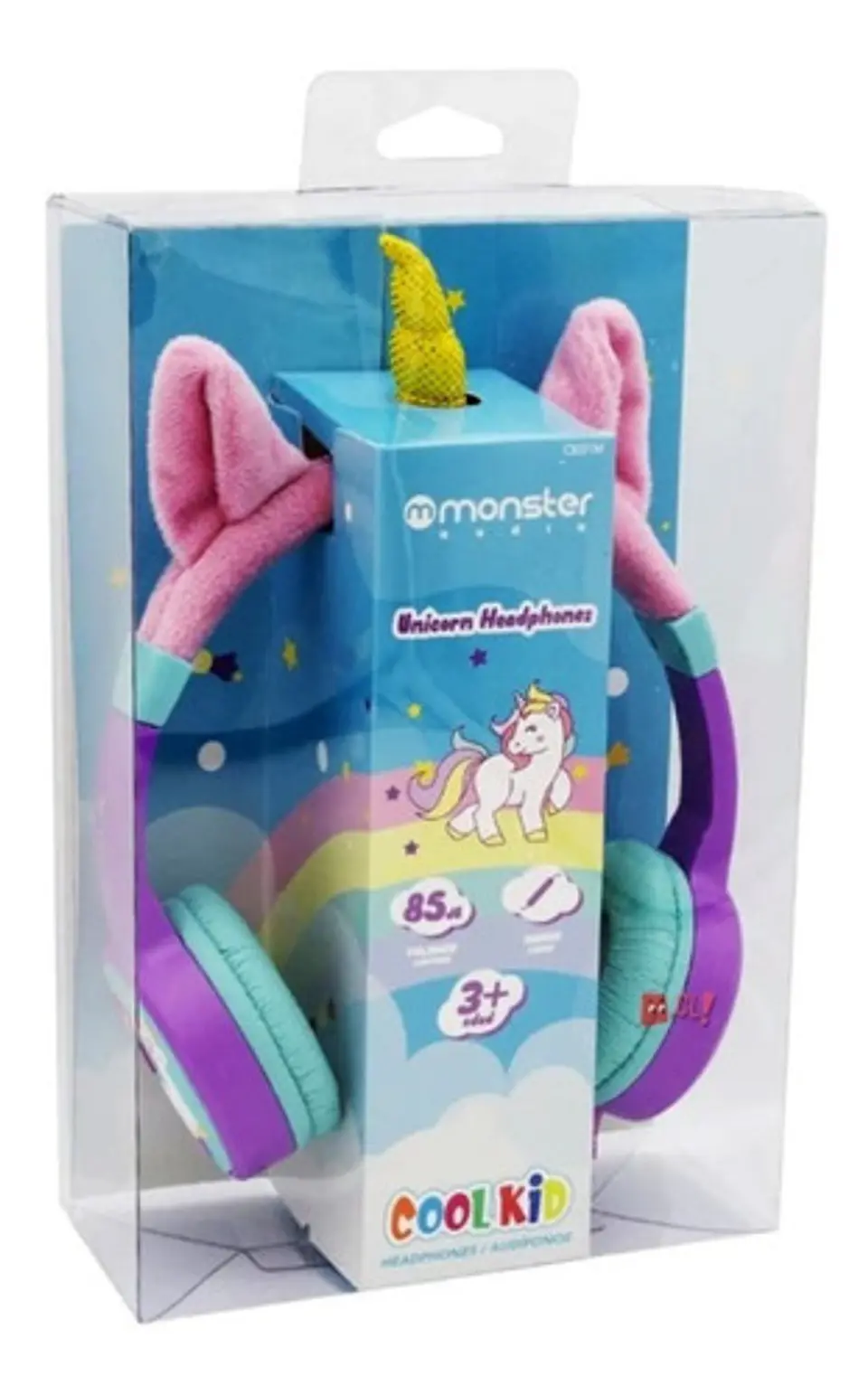 Audífonos Diseño Unicornio Color Púrpura Monster - Ps 4