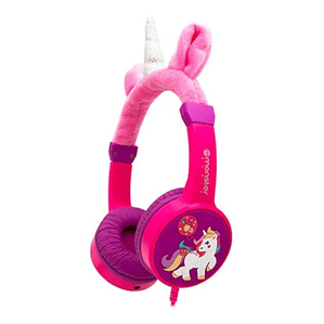 Audífonos Unicornio Rosado Alámbrico Monster - Ps