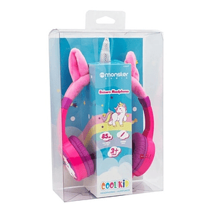 Audífonos Unicornio Rosado Alámbrico Monster - Ps