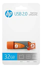Pendrive Hp 32gb Diseño Naranjo Llavero - Ps - Miniatura 4