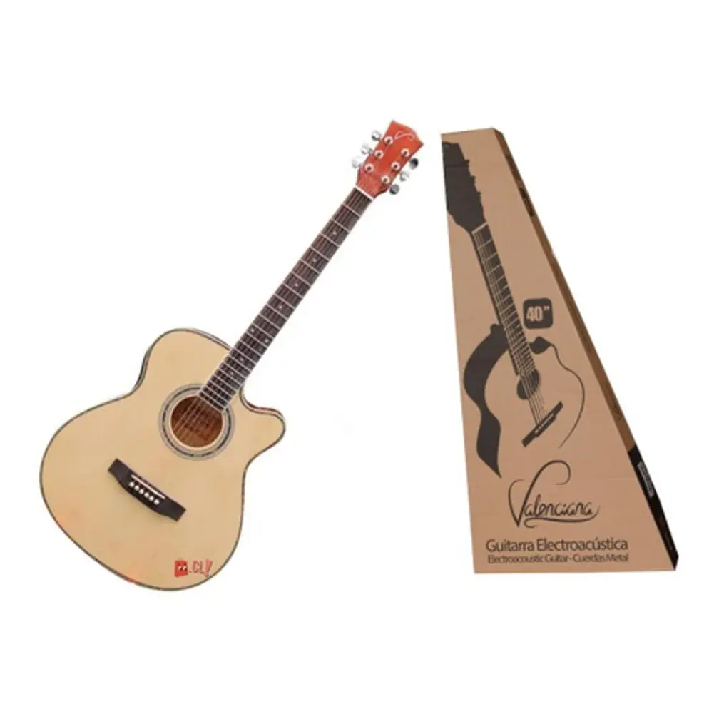 Guitarra Electroacústica 40 Pulgadas + Funda Valenciana - Ps 2