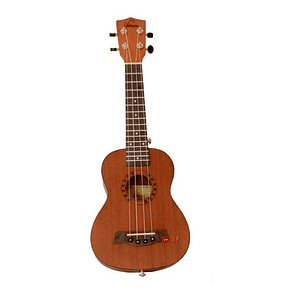 Ukelele De 21 Pulgadas Soprano + Estuche Valenciana - Ps