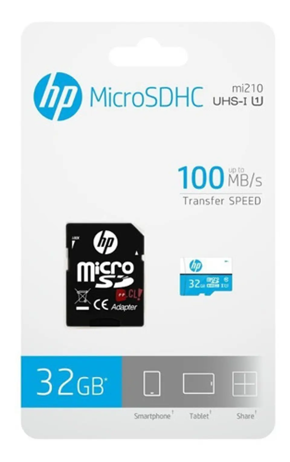 Memoria Micro Sd Hc 32gb Class 10 Hp - Ps 1